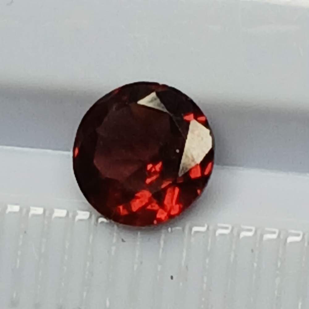 Beautiful Round Red  Garnet Gemstone 6mm